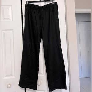 Old Navy Linen/Rayon wide leg pants size M
